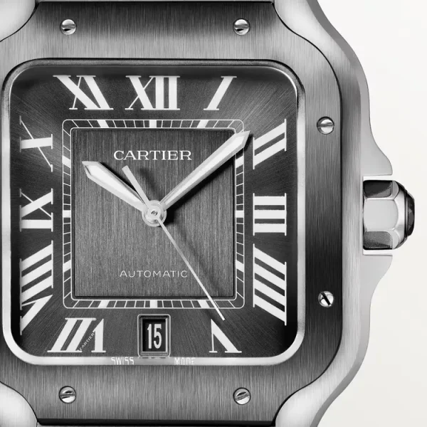 Cartier Santos Large Model Grey WSSA0037