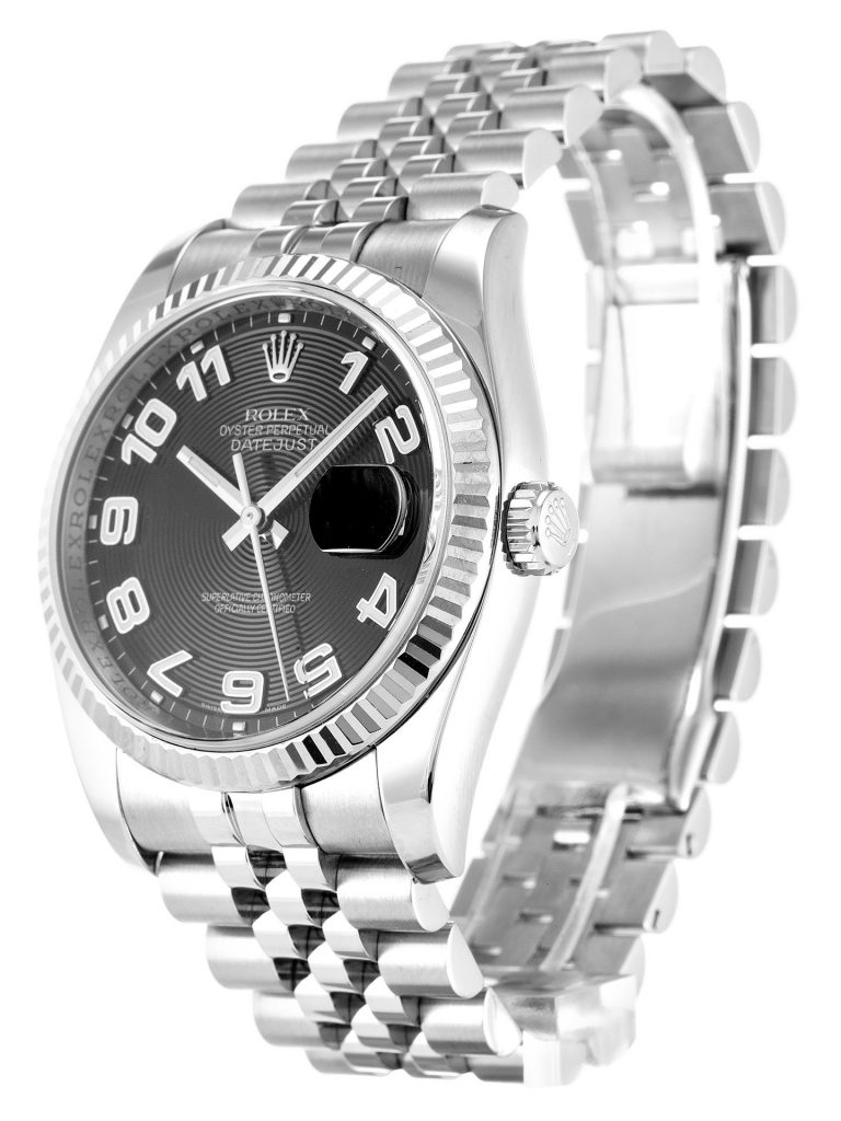 Replica Rolex Datejust 36mm Black Dial 116234