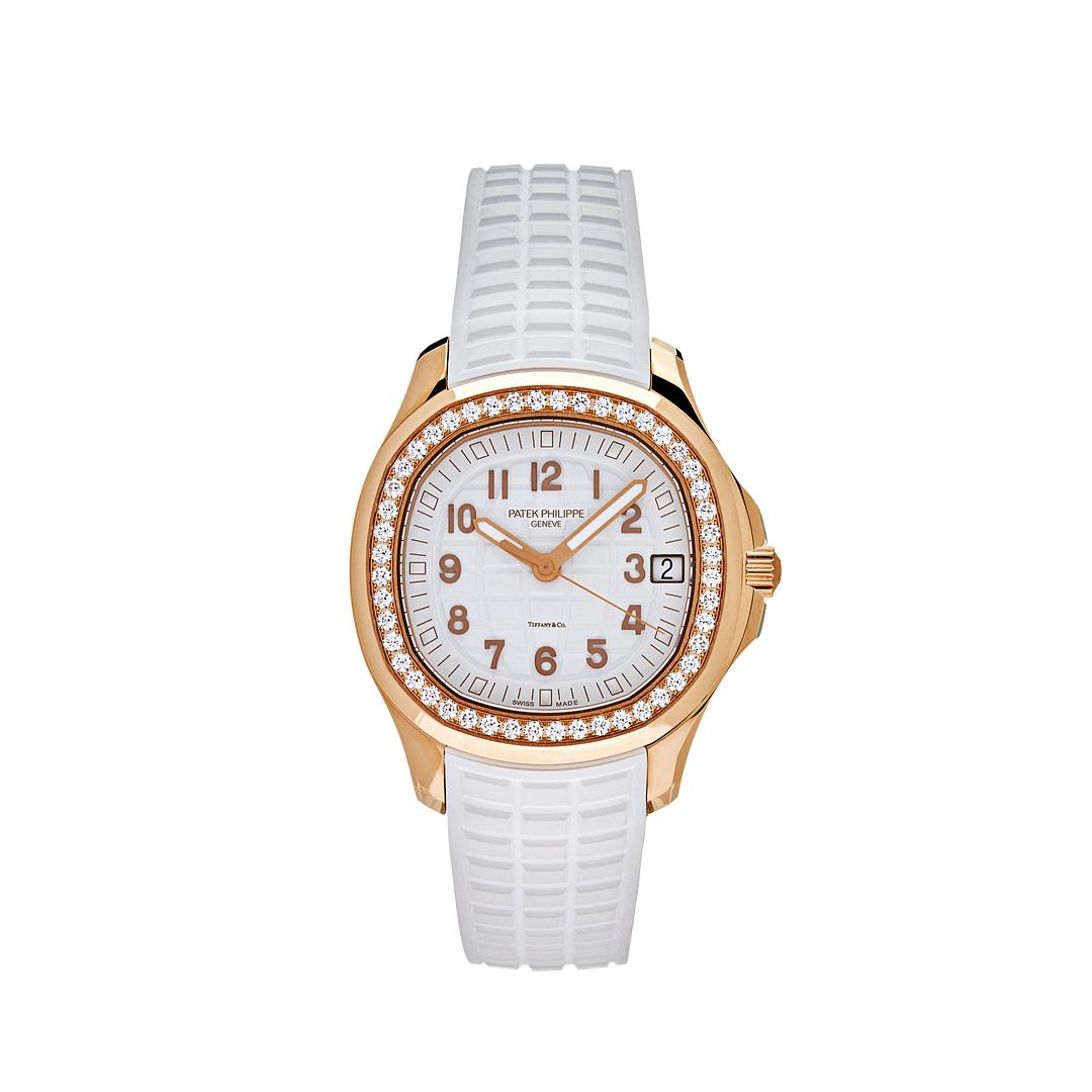 Patek Philippe Aquanaut Tiffany & Co. Rose Gold White Dial 5268/200R-001