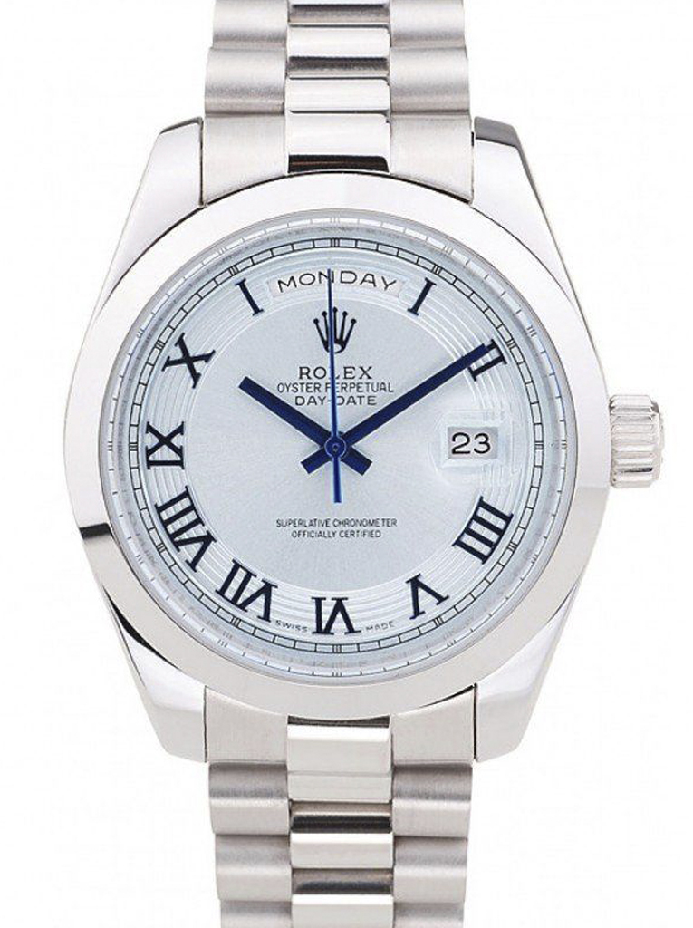 Replica Rolex Day-Date 42mm White Dial RL197