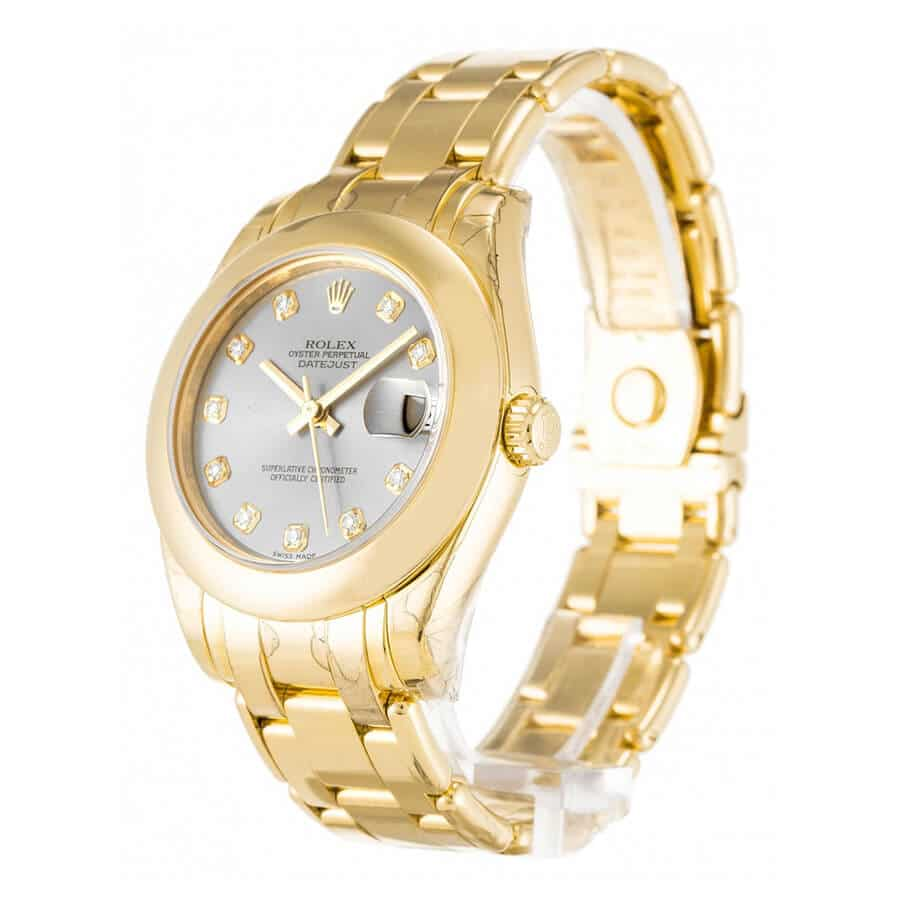 Rolex Pearl Master 81208 Gold & Diamond Dial Replica