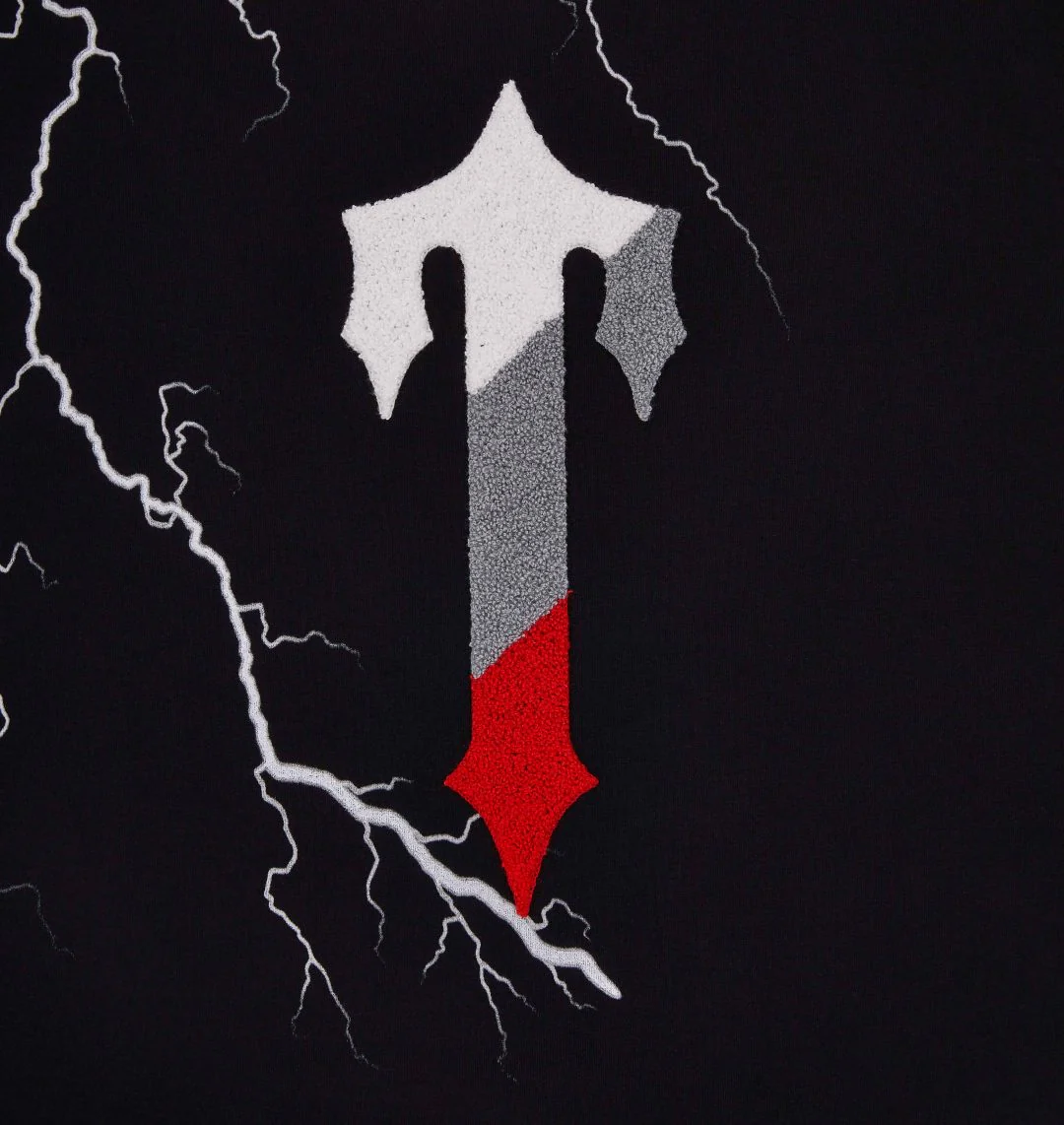 Trapstar London Irongate T Lightning Shorts Set – Black/Infrared Edition