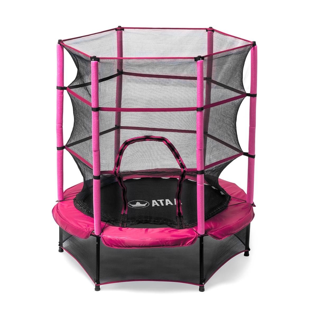 Cama Elástica Infantil Ataa 140 Rosa - Juegos Y Juguetes Infantiles Para Niños Al Aire Libre