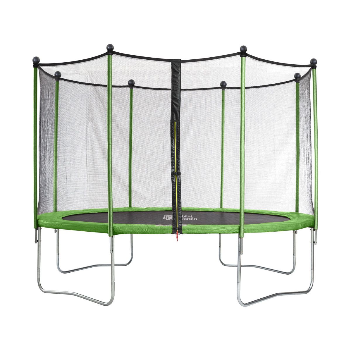Cama Elástica Yoopi - Ø 3.65 M - Con Red + Escalera + Cubierta De Protección + Kit De Anclaje