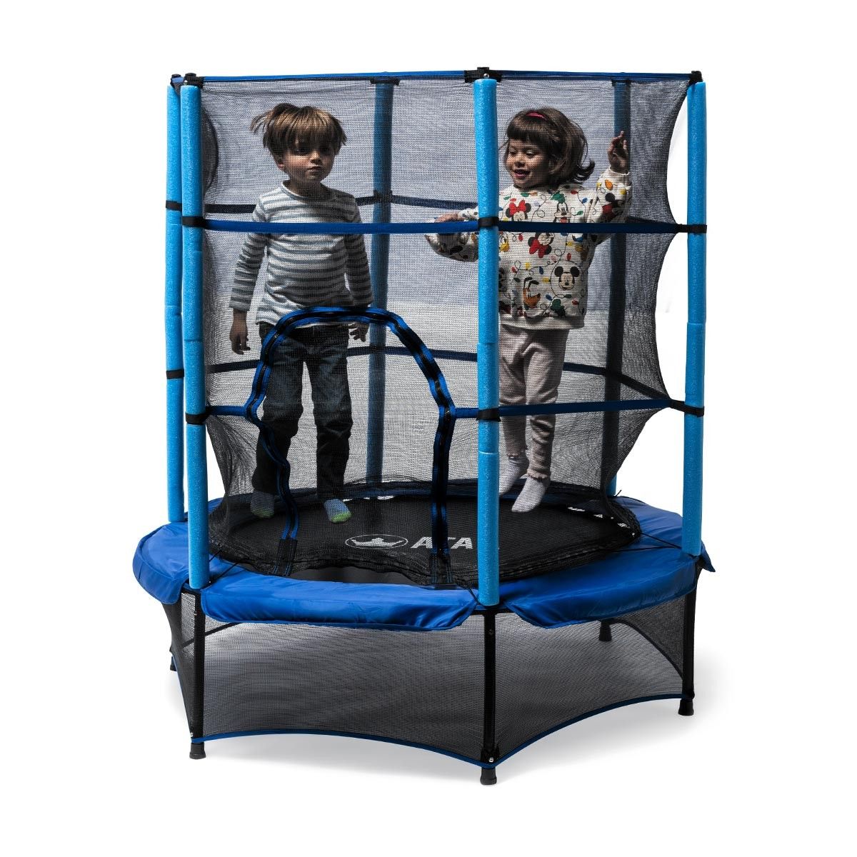 Cama Elástica Infantil Ataa 140 Azul - Juegos Y Juguetes Infantiles Para Niños Al Aire Libre