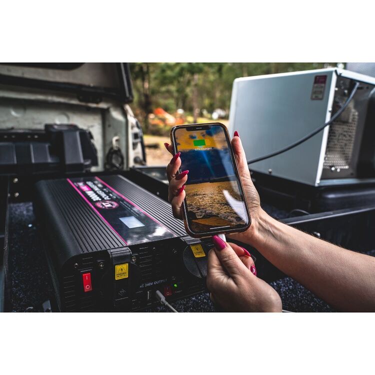 KT 2000W Pure Sine Wave Power Inverter Black 2000 Watts