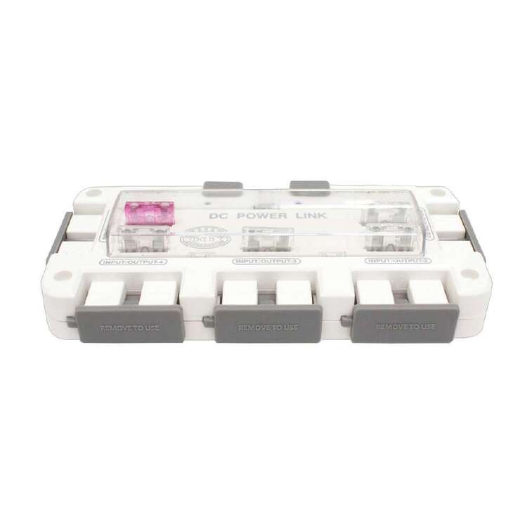 KT Cables DC Power Link 5 Way Connector White