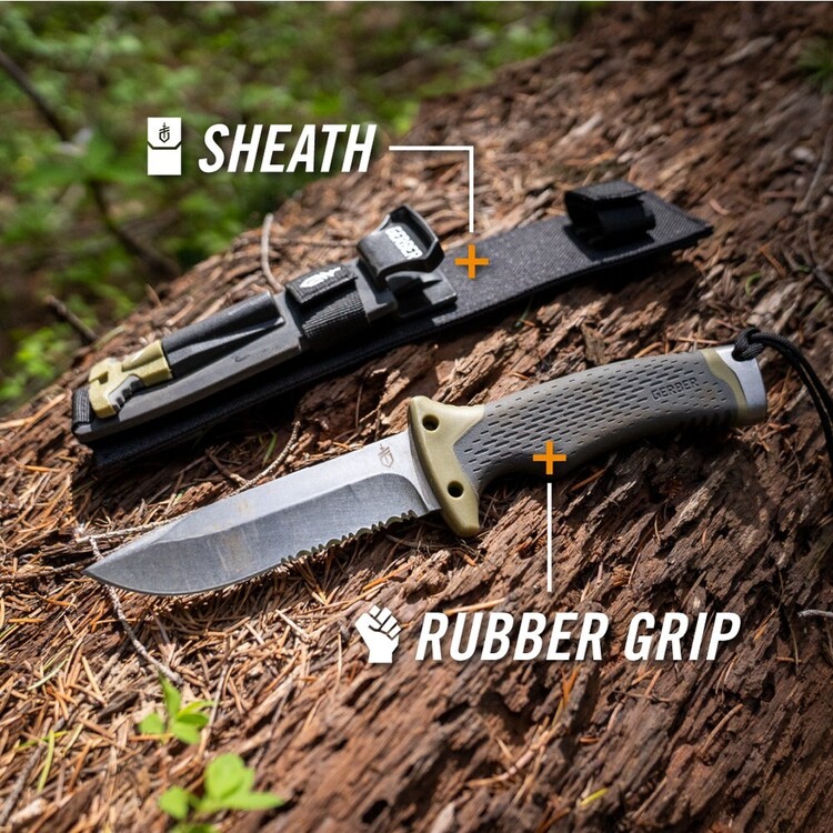 Gerber Ultimate Survival Knife Silver