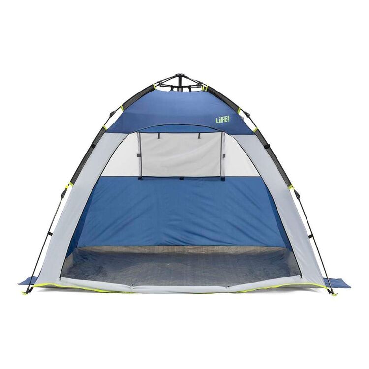 Life! Sumatra 2.0 Navy & Silver Beach Shelter
