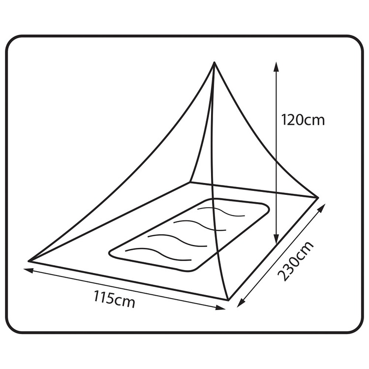 360 Degrees Insect Net Black