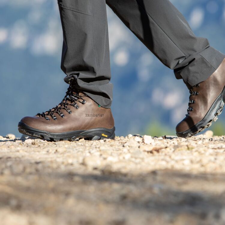 Zamberlan Men's New Trail Lite GTX Mid Hiking Boots Waxed Chestnut