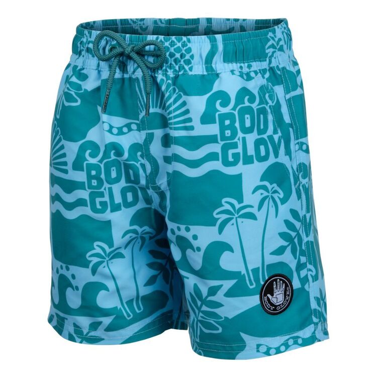 Body Glove Kids Retro Surfer Shorts Teal