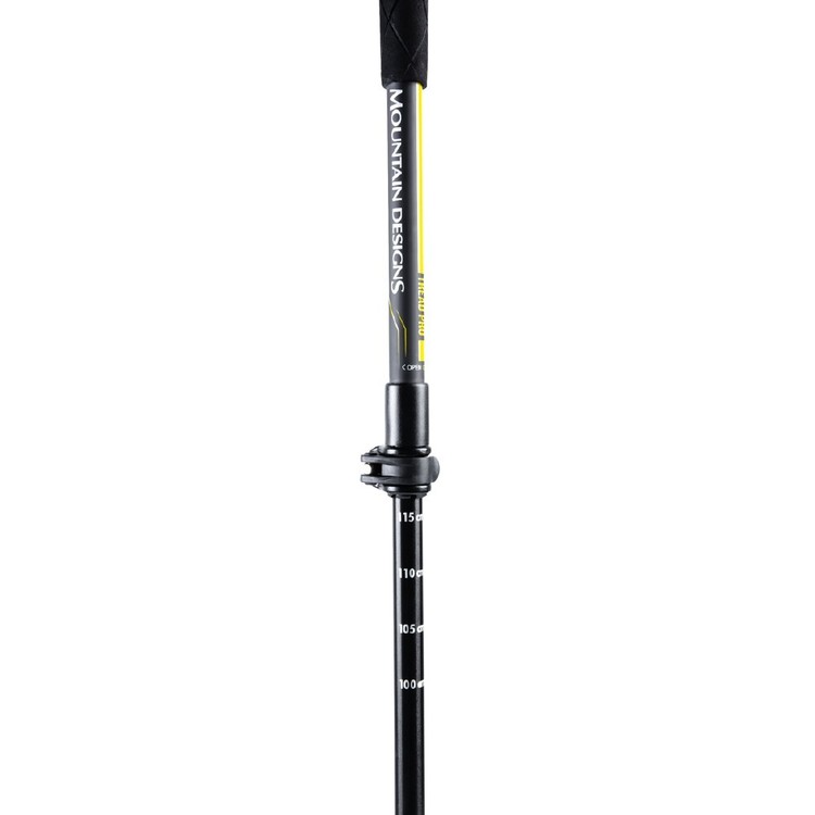 Mountain Designs Tread Pro Trekking Poles Black