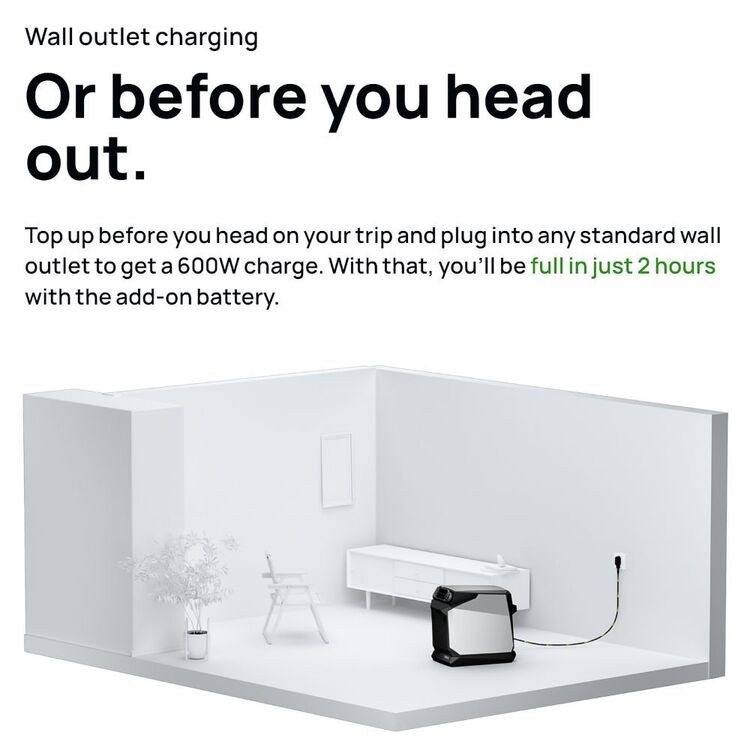 EcoFlow Wave Portable Air Conditioner Black & Grey