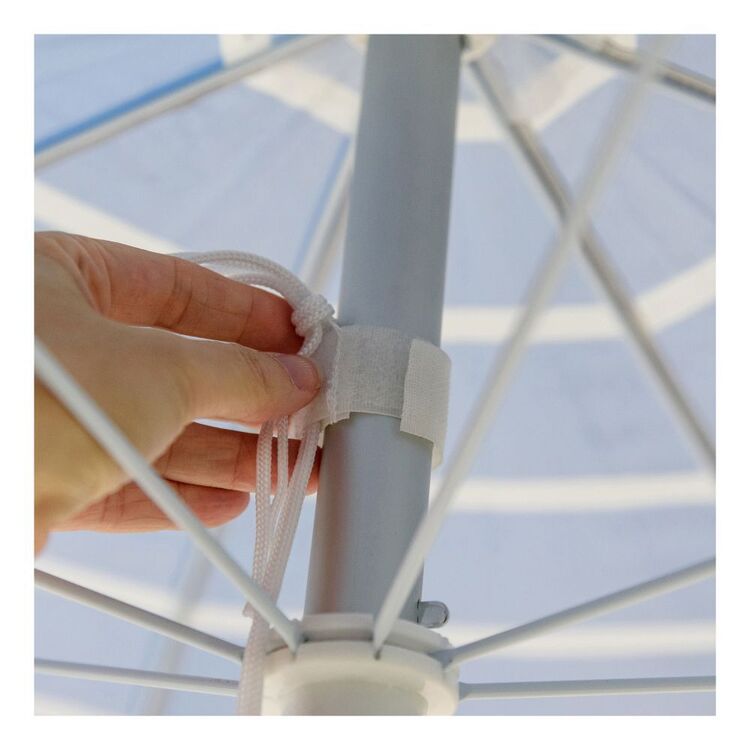 Life! Aluminium 2.4 m Beach Umbrella Blue