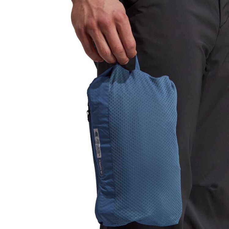 adidas Men's Terrex MLT Wind Jacket Steel