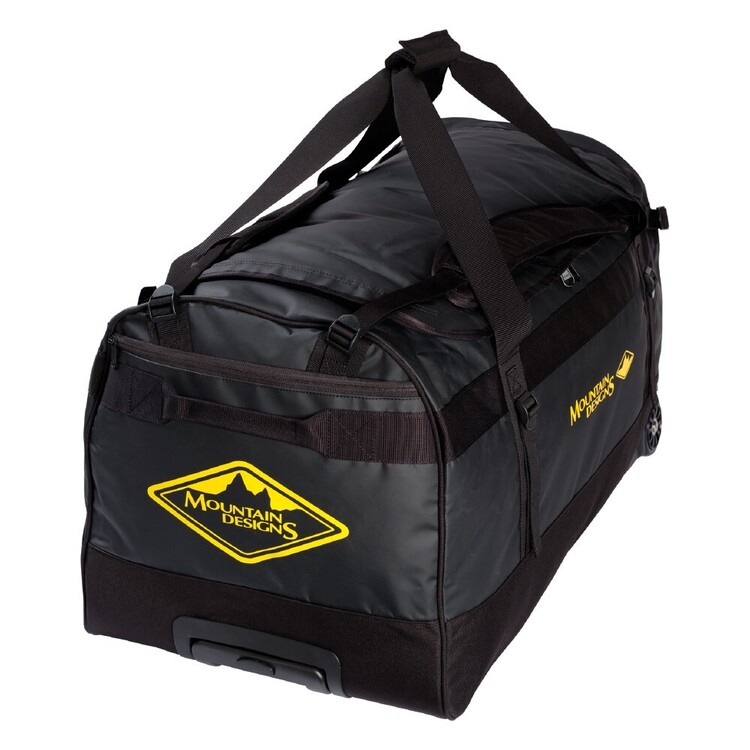Mountain Designs 120L Expedition Roller Duffle Bag Black 120 L