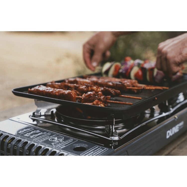 Dune 4WD Dual Burner Butane Stove with Hotplate