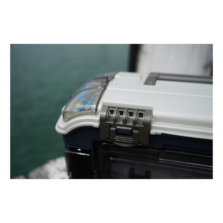 Plano 728 3600 Angled System Tackle Box Blue & Clear