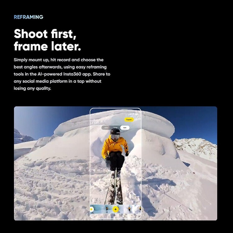 Insta360 X3 Action Camera Grey