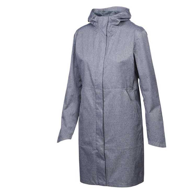 Cape Women's Baylee Long Rain Jacket Charcoal Melange