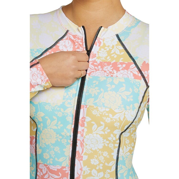 O'Neill Women's Laney Olivia Print Surfsuit Aqua