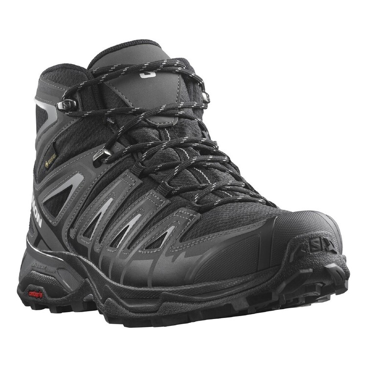 Salomon Men's X Ultra Pioneer Gore-Tex Mid Hiking Boots Black, Magnet & Monument