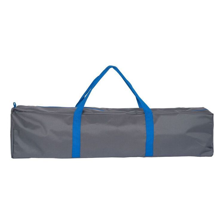 Spinifex Quick Fold Queen Camp Stretcher Blue & Grey