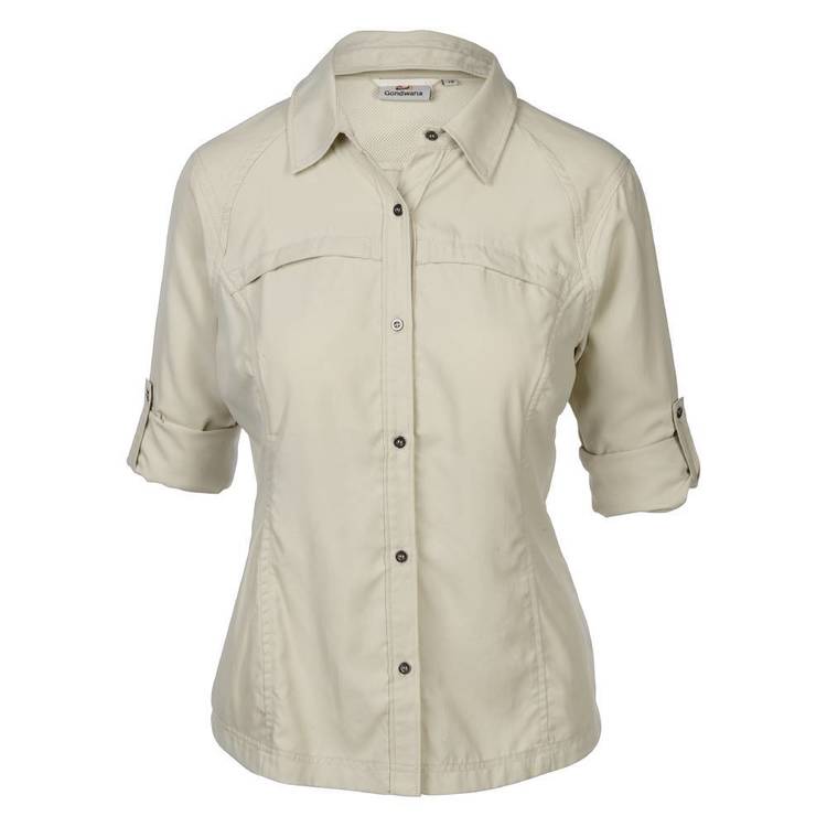Gondwana Women's Killalea Long Sleeve Shirt Chalk