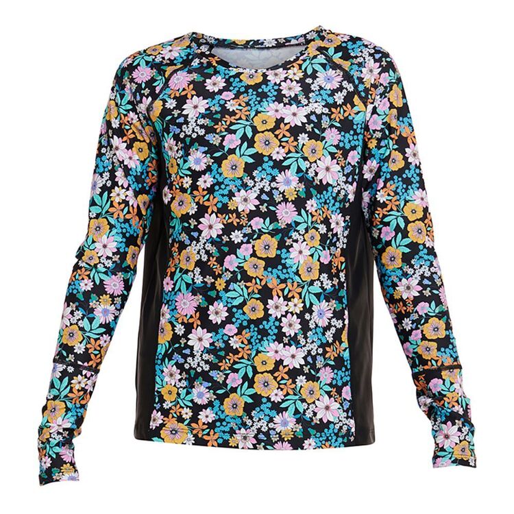 O'Neill Youth Girls Nixie Long Sleeve Rash Vest Black