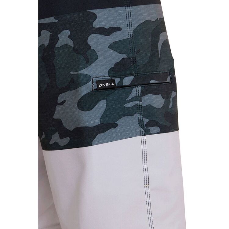 O'Neill Youth Boys Heat 17" Board Shorts Black & Camo