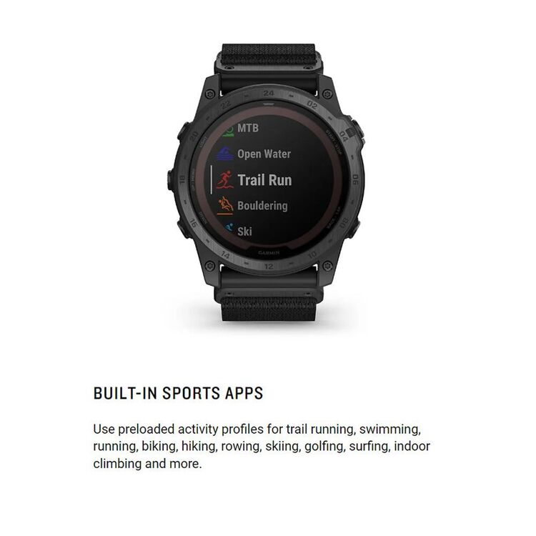 Garmin tactix 7 Pro Edition Solar Powered GPS Smartwatch Black