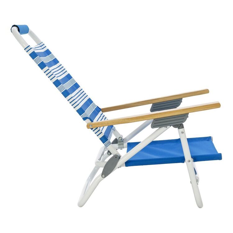 Life! Deluxe Chair with Table Blue Nautical