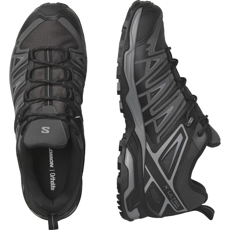 Salomon Men's X Ultra Pioneer Gore-Tex Low Hiking Shoes Phantom, Black & Quiet Shade
