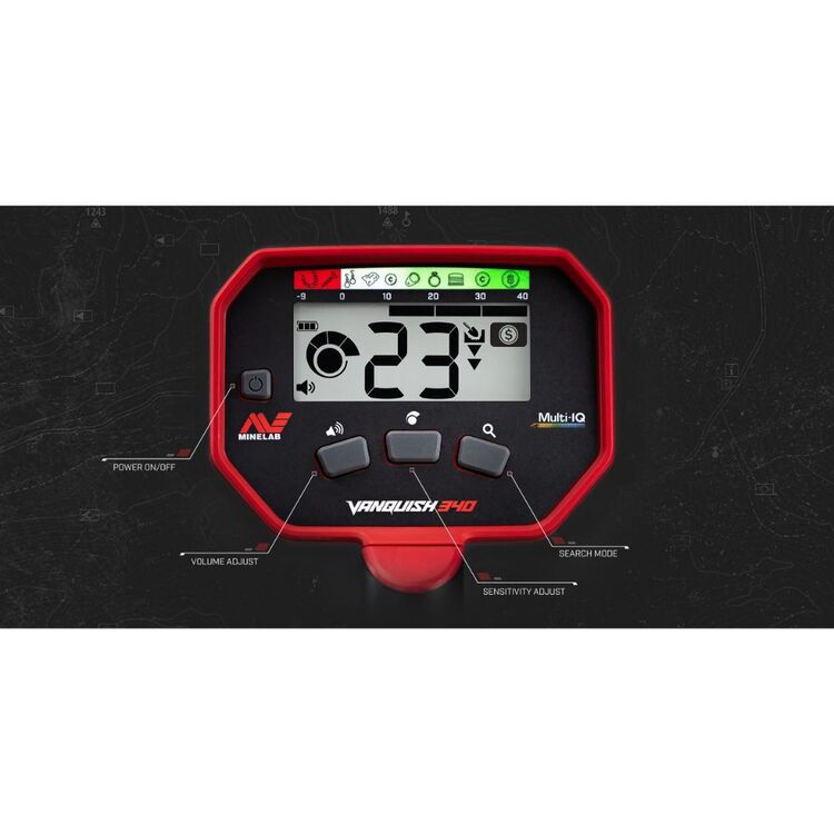 Minelab Vanquish 340 Metal Detector