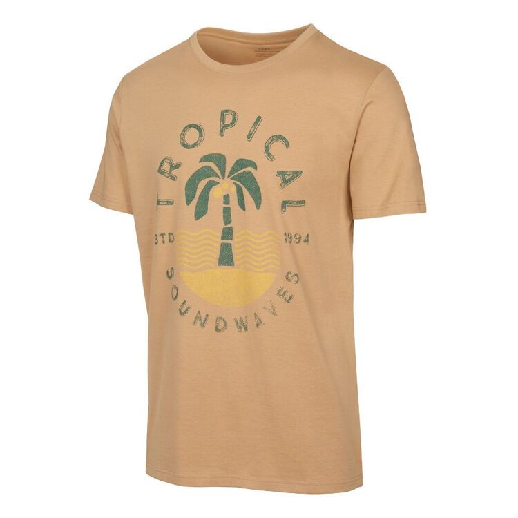 Cape Men's Tropical Tee Oatmeal