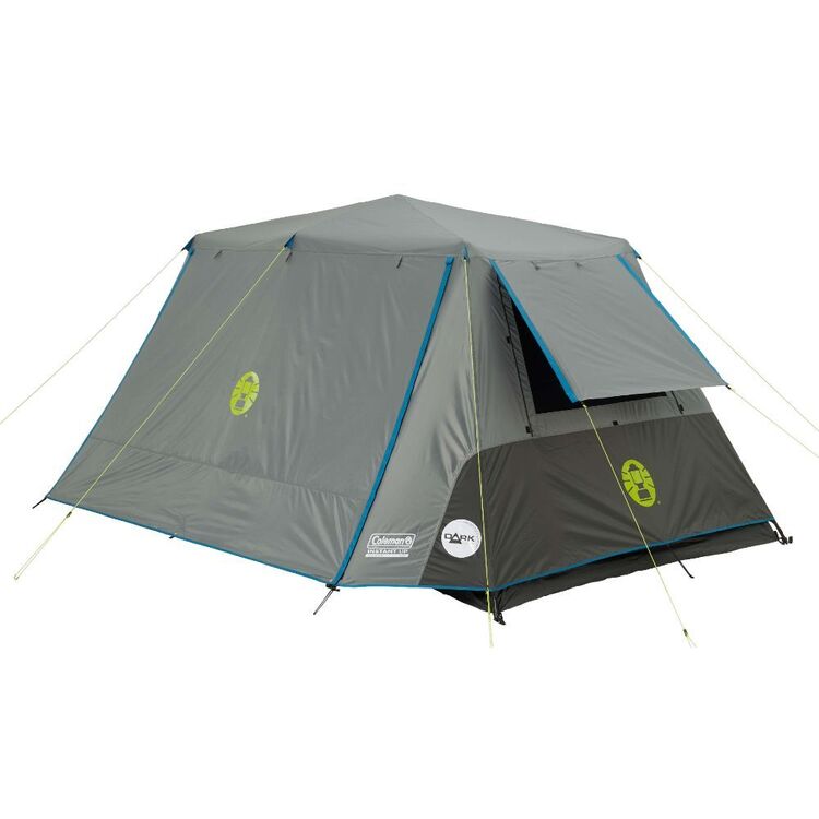 Coleman Instant Up 8 Person Darkroom Tent with LED Grey & Silver