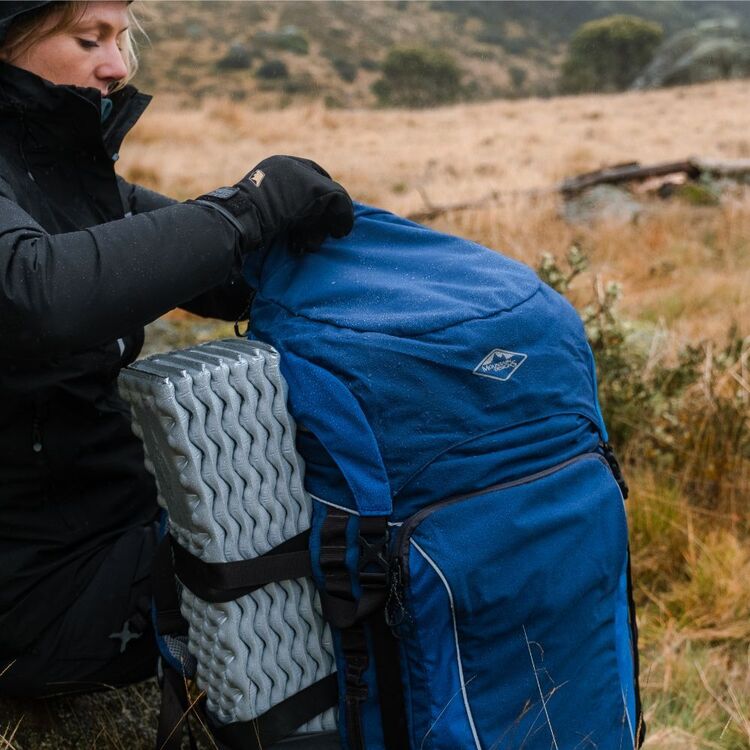 Mountain Designs Explorer 75L Hiking Pack Estate Blue 75 L