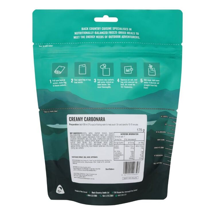 Back Country Creamy Carbonara Regular