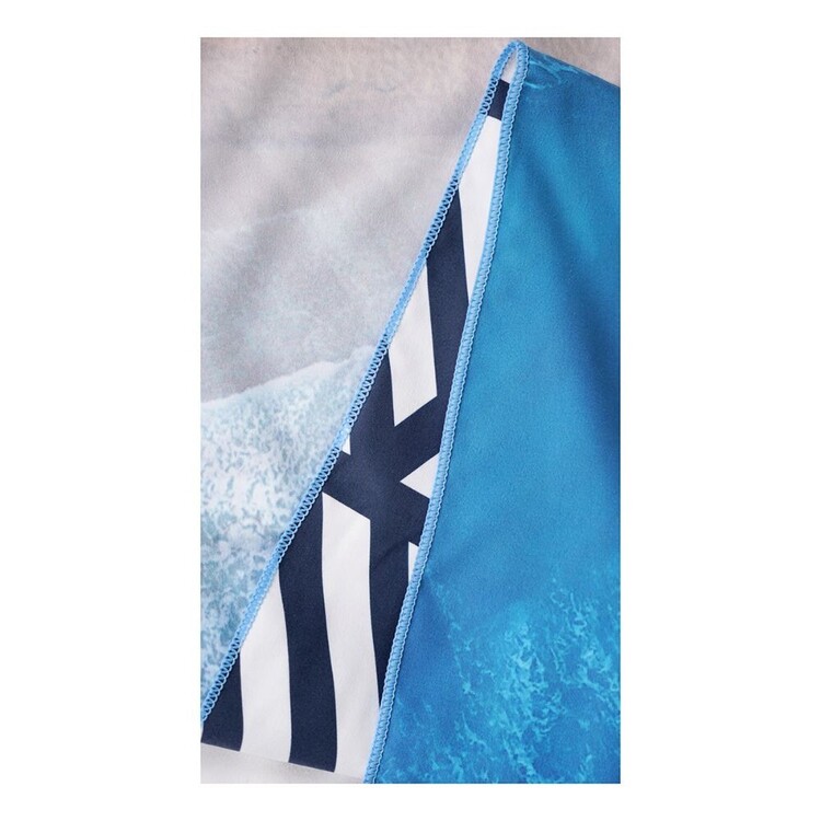 We Love Summer Sand Free Beach Towel Blue Ocean