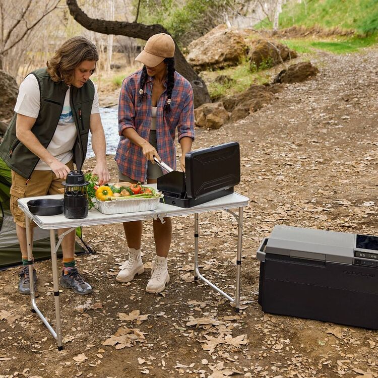 EcoFlow 38L Glacier Dual Zone Portable Camping Fridge Freezer with Ice Maker