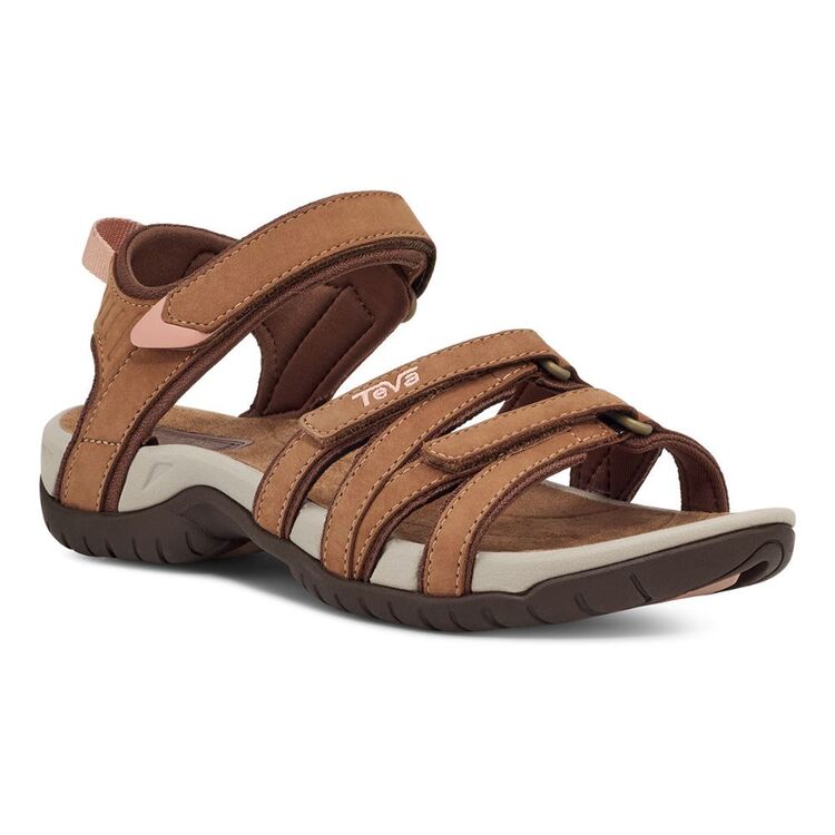Teva Women's Tirra Leather Sandals Honey Brown