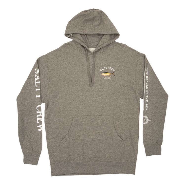Salty Crew Ahi Mount Fleece Hoodie Gunmetal Heather