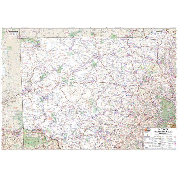 Hema Outback New South Wales Multicoloured