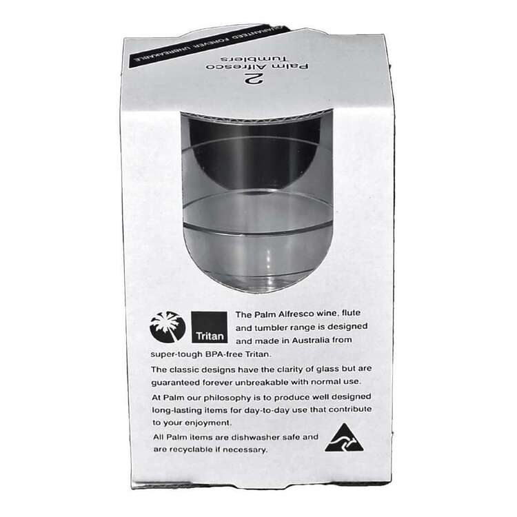 Palm Alfresco Tritan Forever Tumbler 2 Pack 400ml