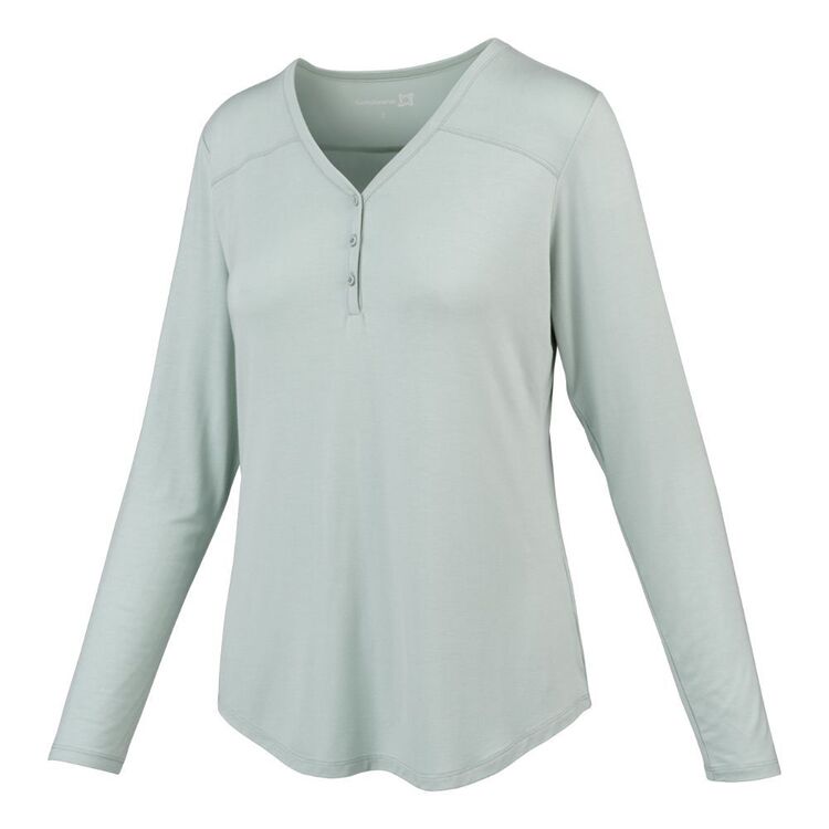 Gondwana Women's Warrie Henley Top Sage