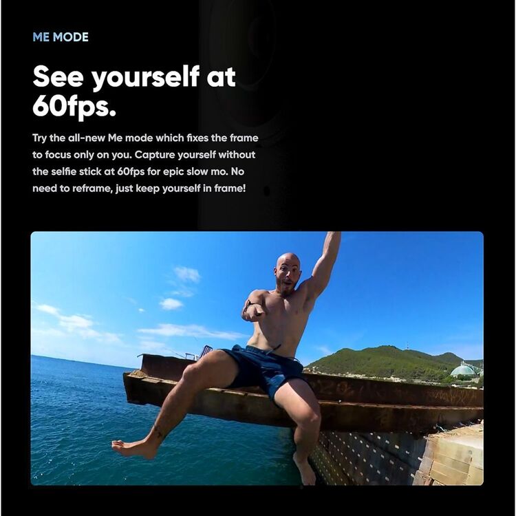 Insta360 ONE RS 1-Inch 360 Action Cam Black