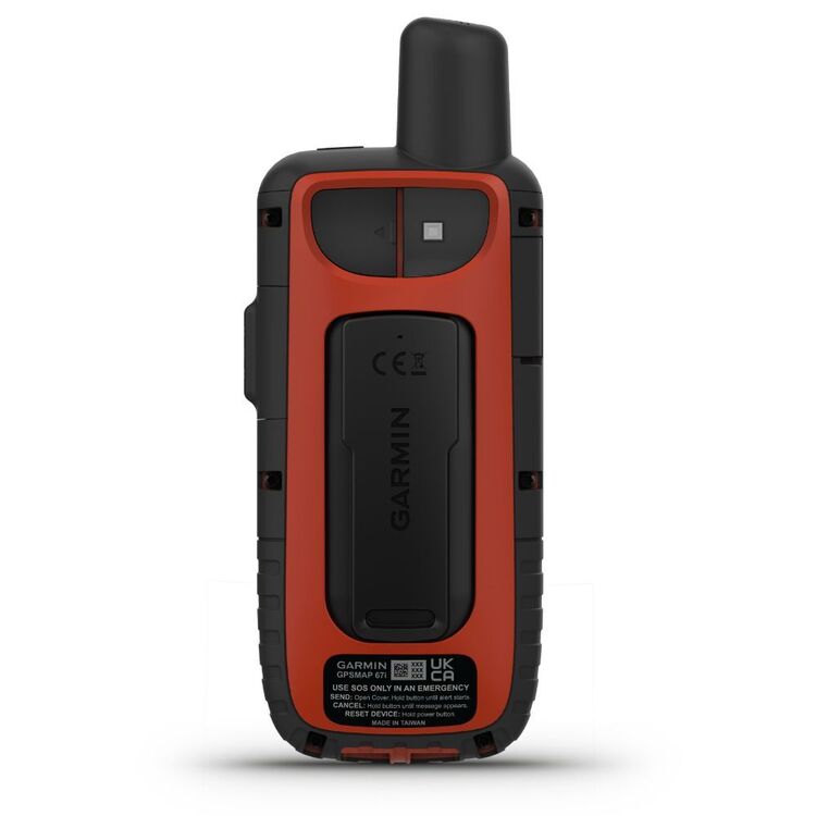 Garmin Handheld GPSMap 67i GPS Handheld and Satellite Communicator Orange & Black