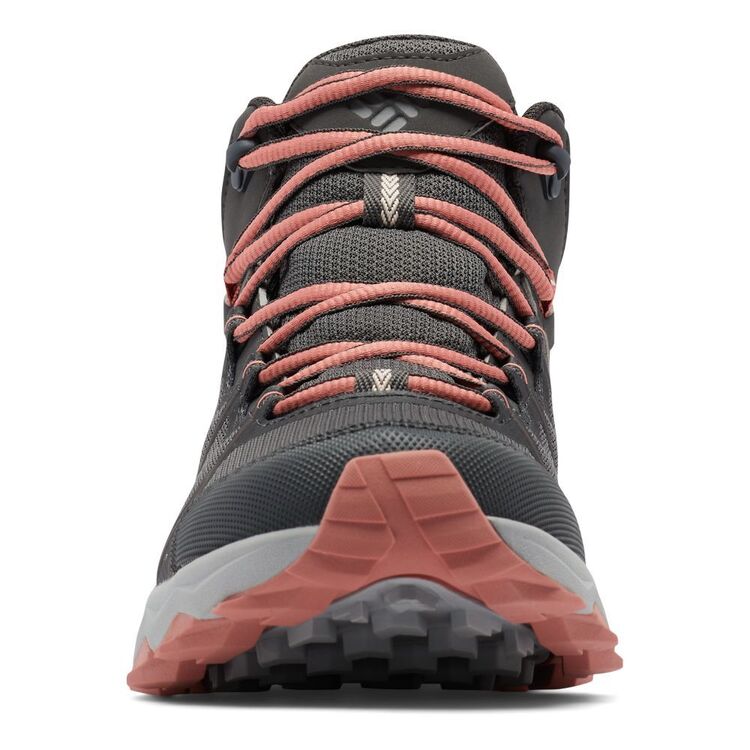 Columbia Women's Peakfreak II Outdry Waterproof Mid Hiking Boots Dark Grey & Dark Coral
