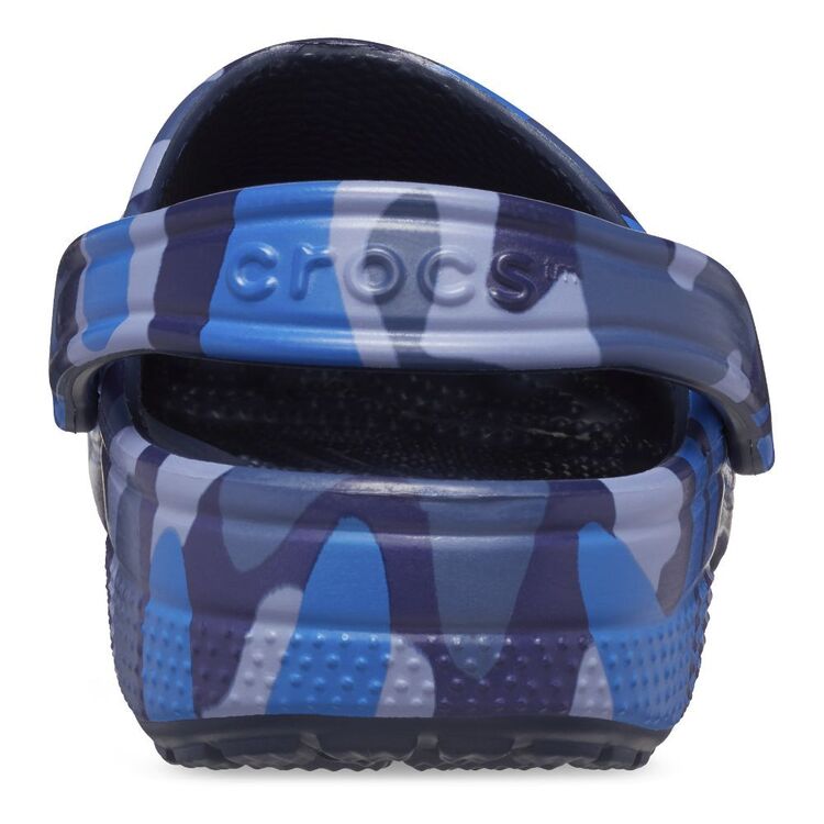 Crocs Unisex Classic Camo Clogs Navy Camo